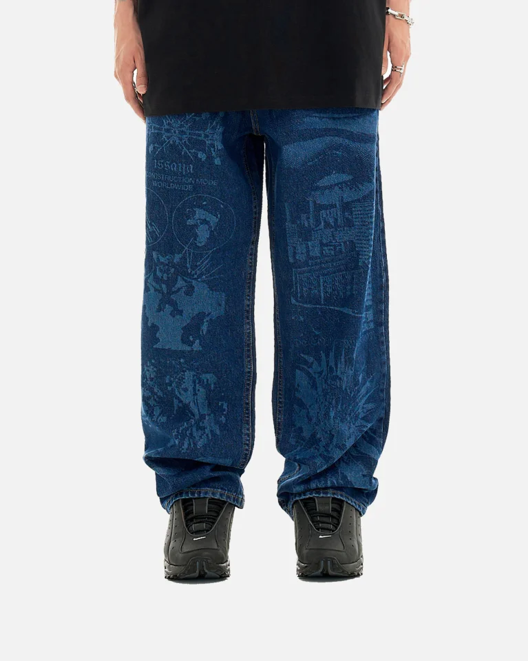 Джинсы ISSAYA Loose Fit Deconstruction