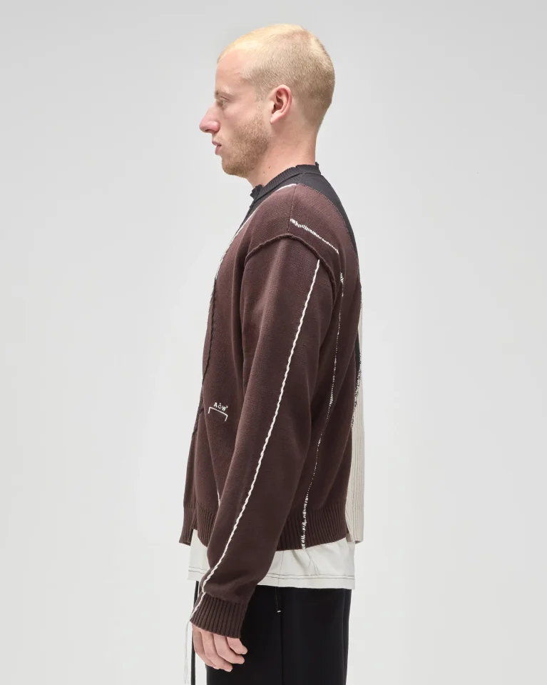 Джемпер A-COLD-WALL Overstitch Knit Slate