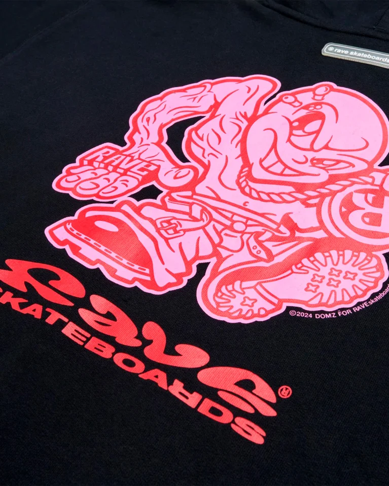 Худи CORE RAVE skateboards Plastik