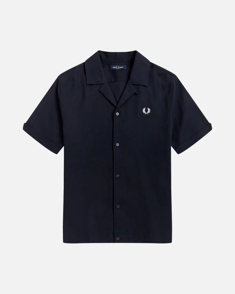 Рубашка FRED PERRY Piqué Texture Revere Collar