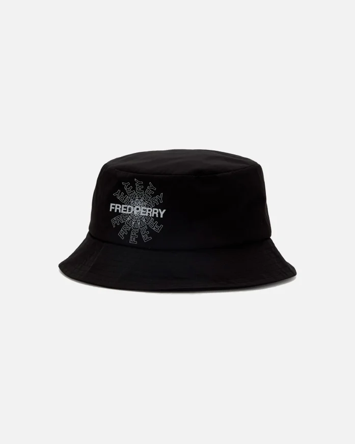 Панама FRED PERRY Graphic Print Bucket Hat