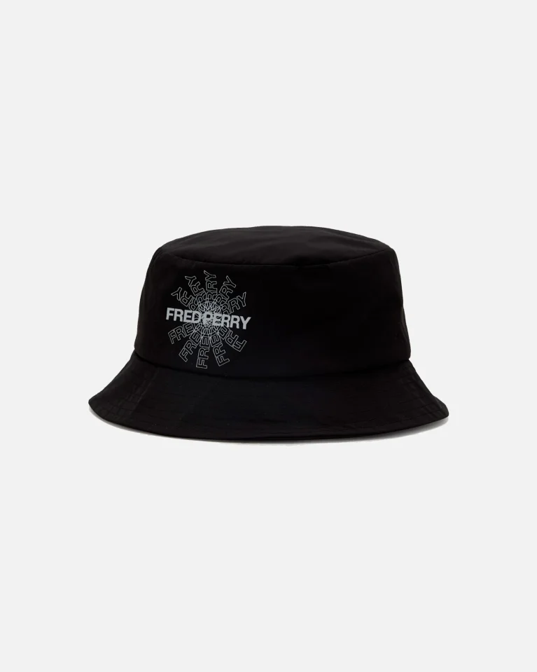 Панама FRED PERRY Graphic Print Bucket Hat