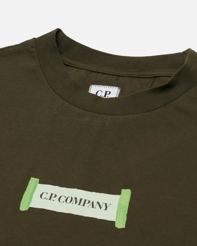 Футболка C.P. Company 30/1 Jersey Logos