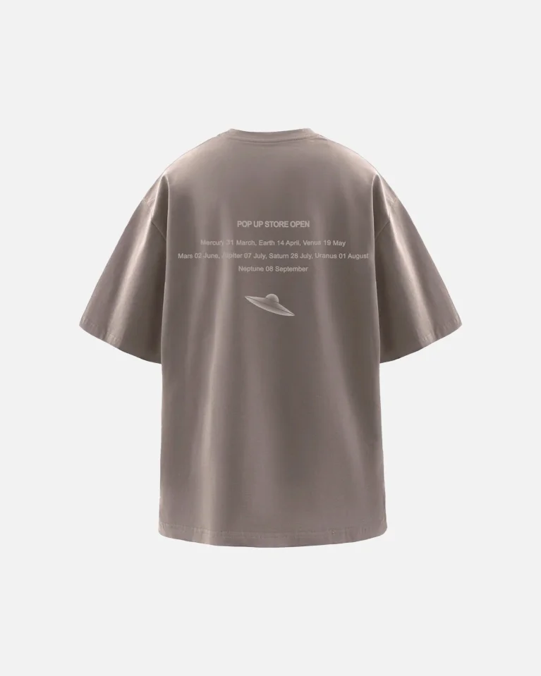 Футболка CALLED A GARMENT Pop Up Warm Grey