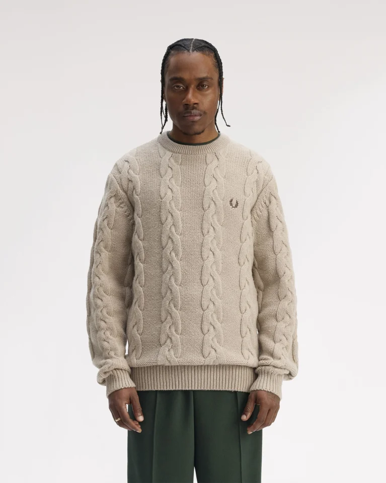Свитер FRED PERRY Chunky Cable Knit Jumper