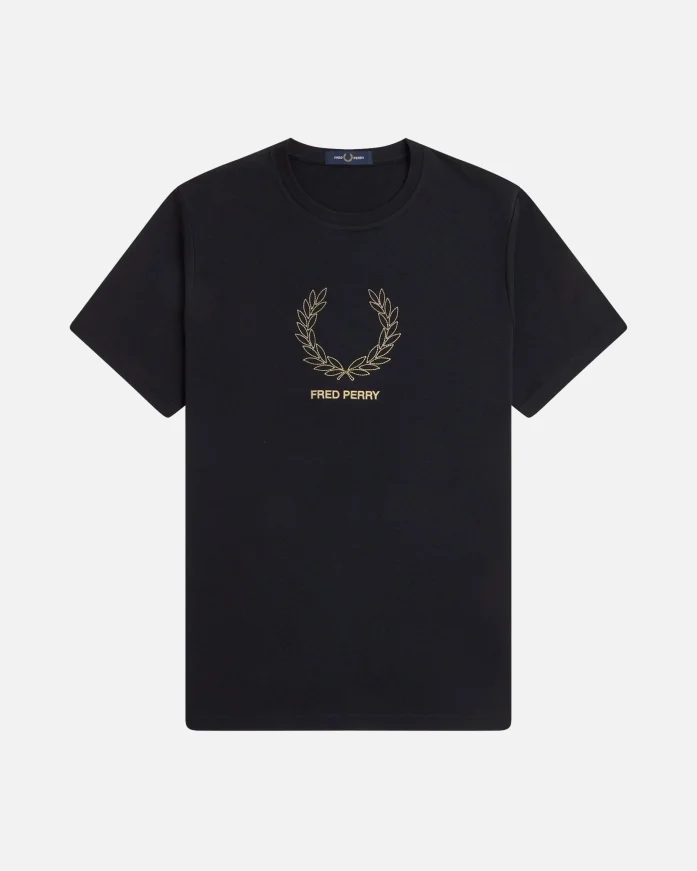 Футболка FRED PERRY Outline Laurel Wreath T-Shirt