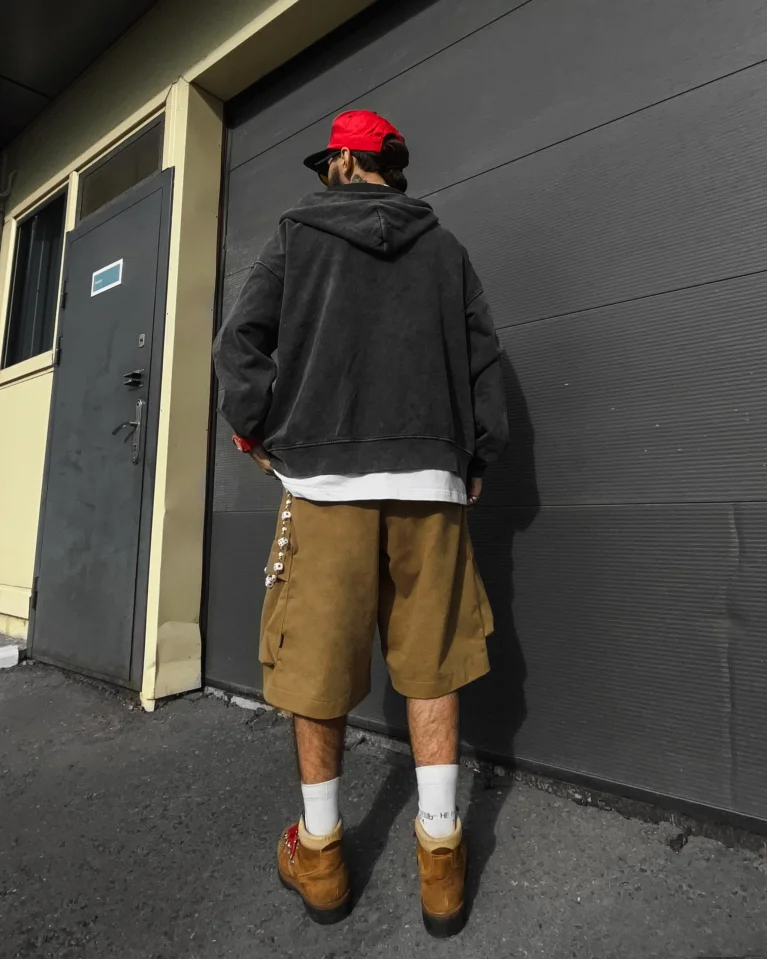 Шорты ISSAYA Big Cargo Shorts Khaki