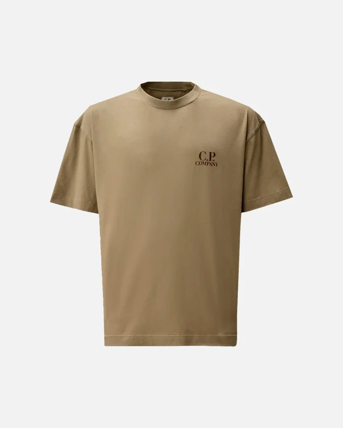 Футболка C.P. Company 30/1 Jersey Logo Printed Logo