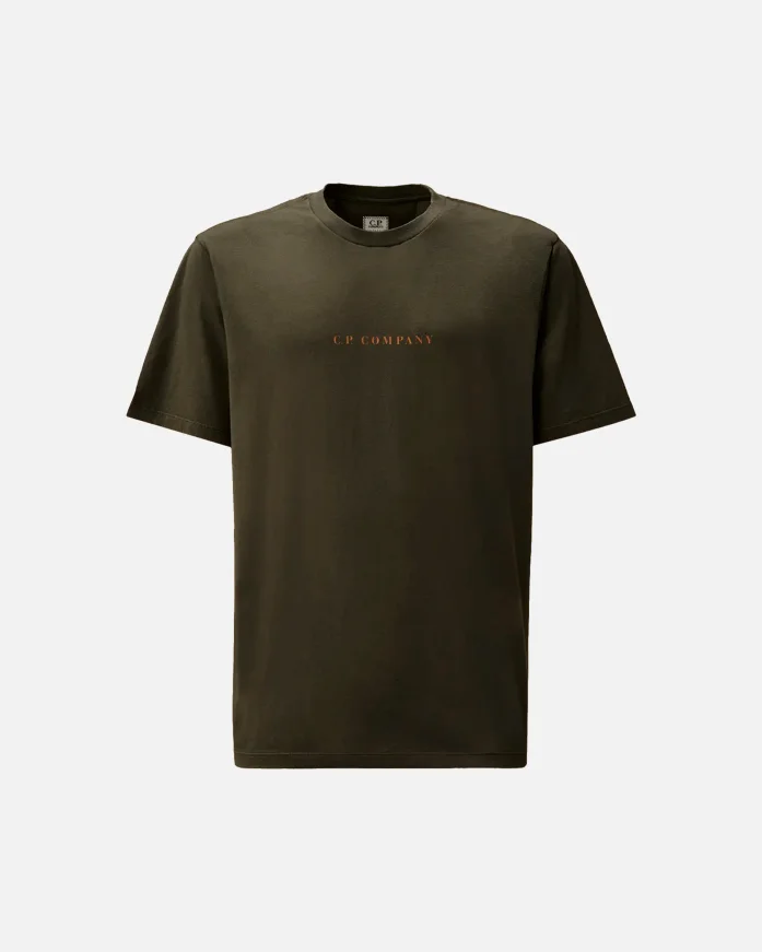 Футболка C.P. Company 30/1 Jersey Short Sleeve Logo