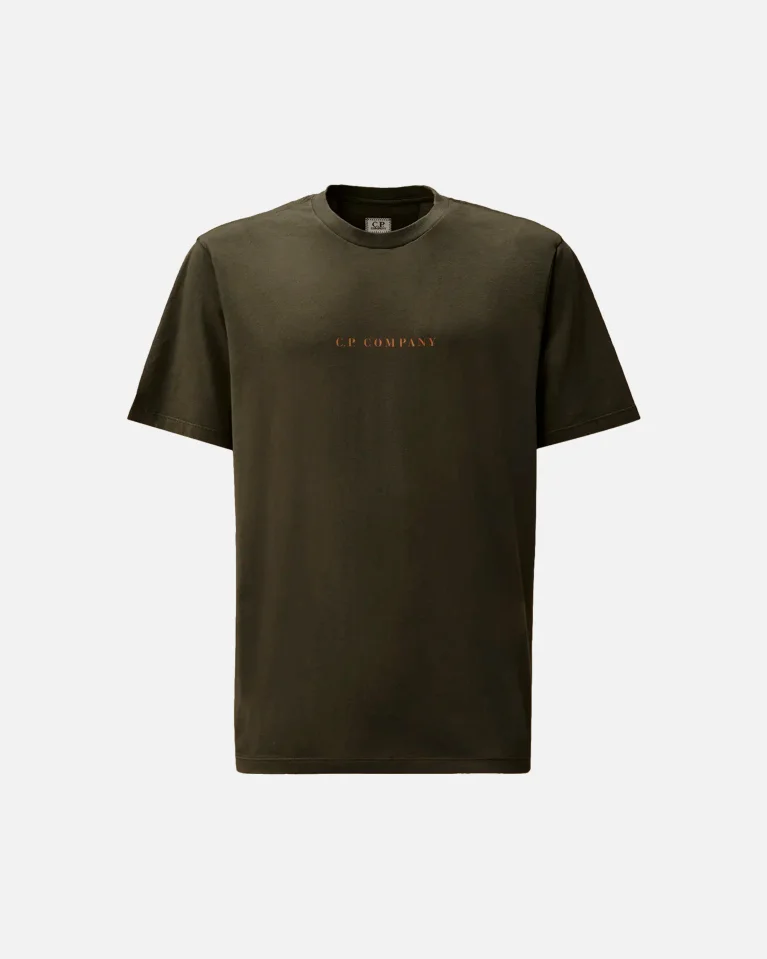 Футболка C.P. Company 30/1 Jersey Short Sleeve Logo