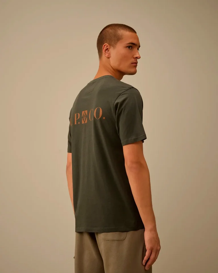 Футболка C.P. Company 30/1 Jersey Short Sleeve Logo