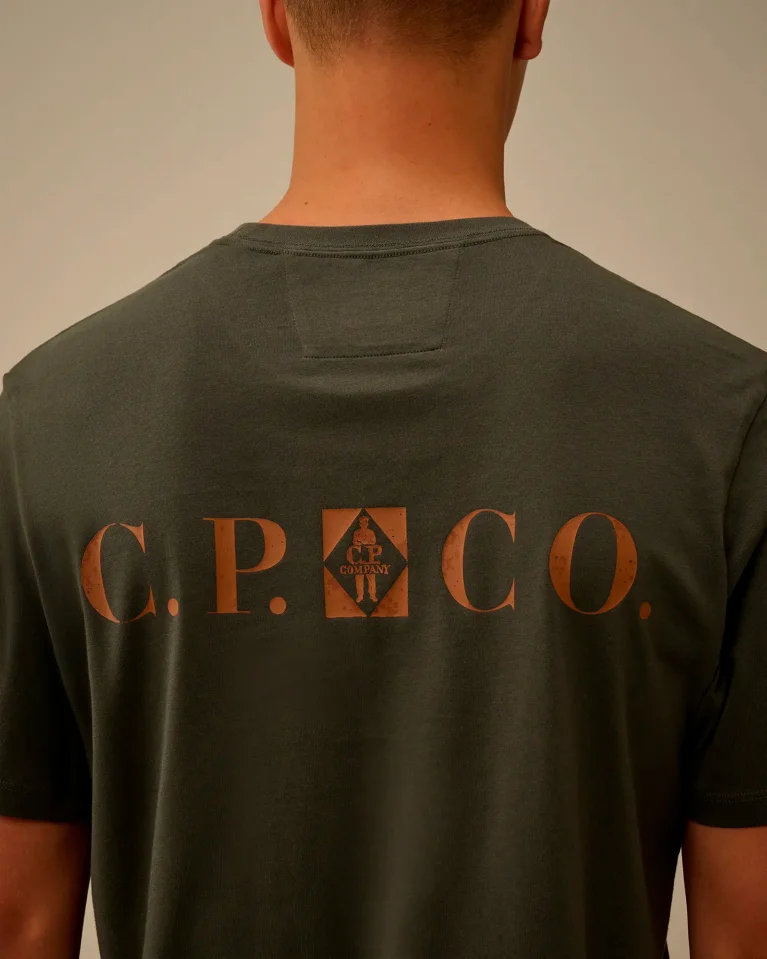 Футболка C.P. Company 30/1 Jersey Short Sleeve Logo