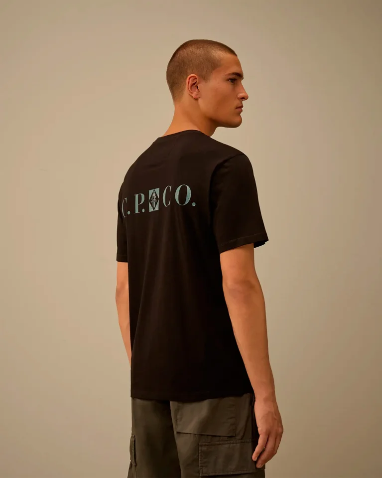 Футболка C.P. Company 30/1 Jersey Short Sleeve Logo