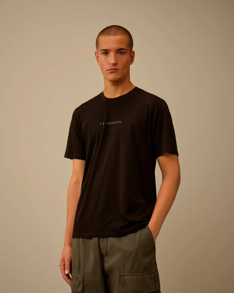 Футболка C.P. Company 30/1 Jersey Short Sleeve Logo
