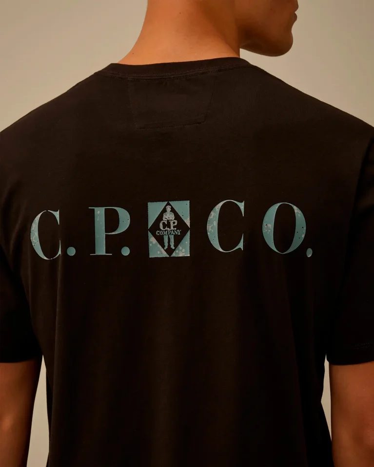 Футболка C.P. Company 30/1 Jersey Short Sleeve Logo