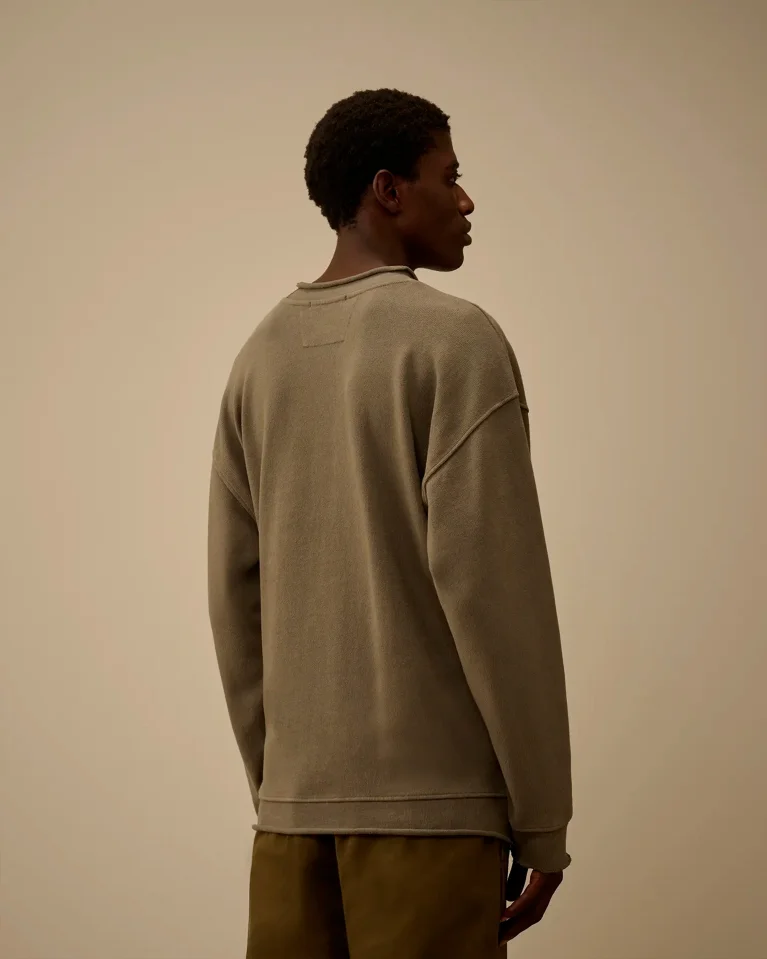 Свитшот C.P. Company Acero Fleece Boxy Mockneck Sweatshirt