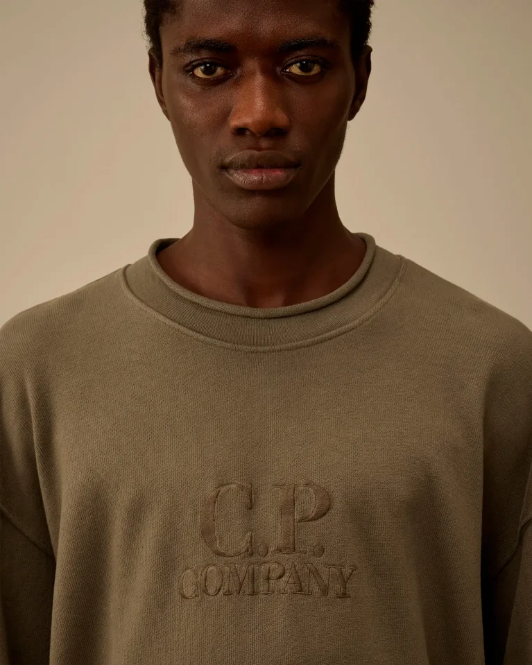 Свитшот C.P. Company Acero Fleece Boxy Mockneck Sweatshirt