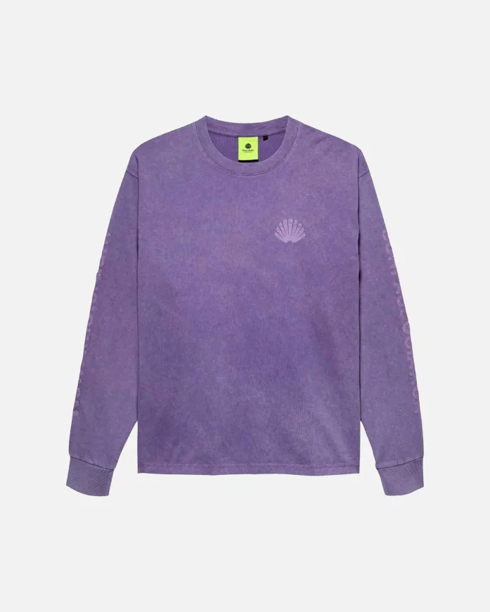 Лонгслив New Amsterdam Longsleeve Washed Embro Purprle Haze