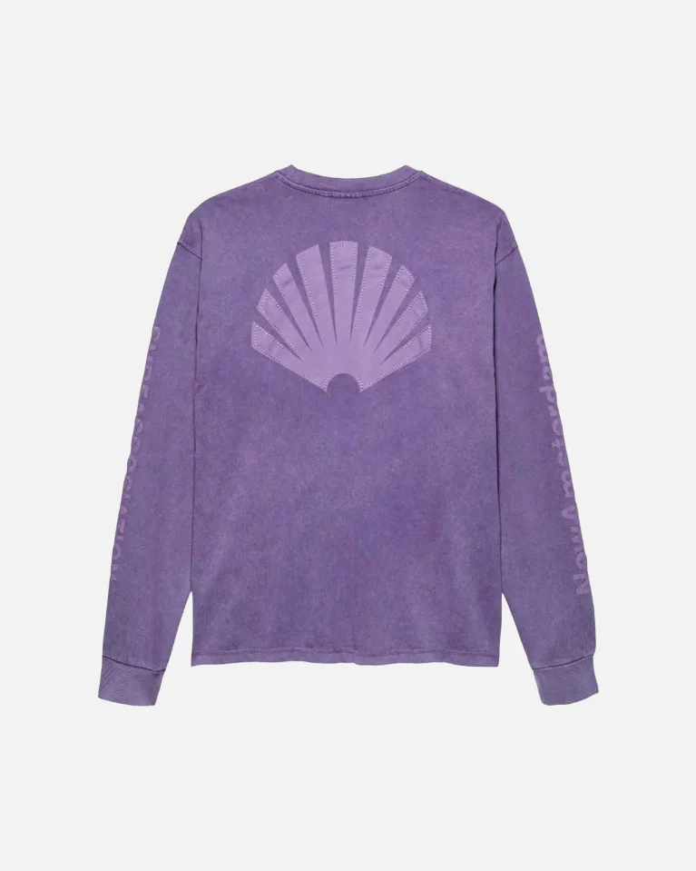 Лонгслив New Amsterdam Longsleeve Washed Embro Purprle Haze