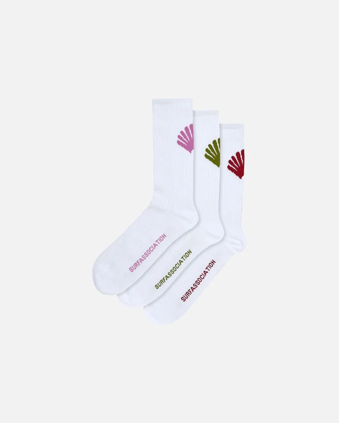 Носки New Amsterdam Logo Socks 3 Packs White Base