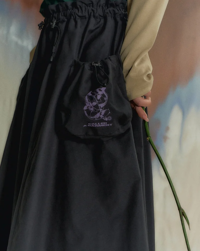 Юбка CALLED A GARMENT Niwa Skirt Black