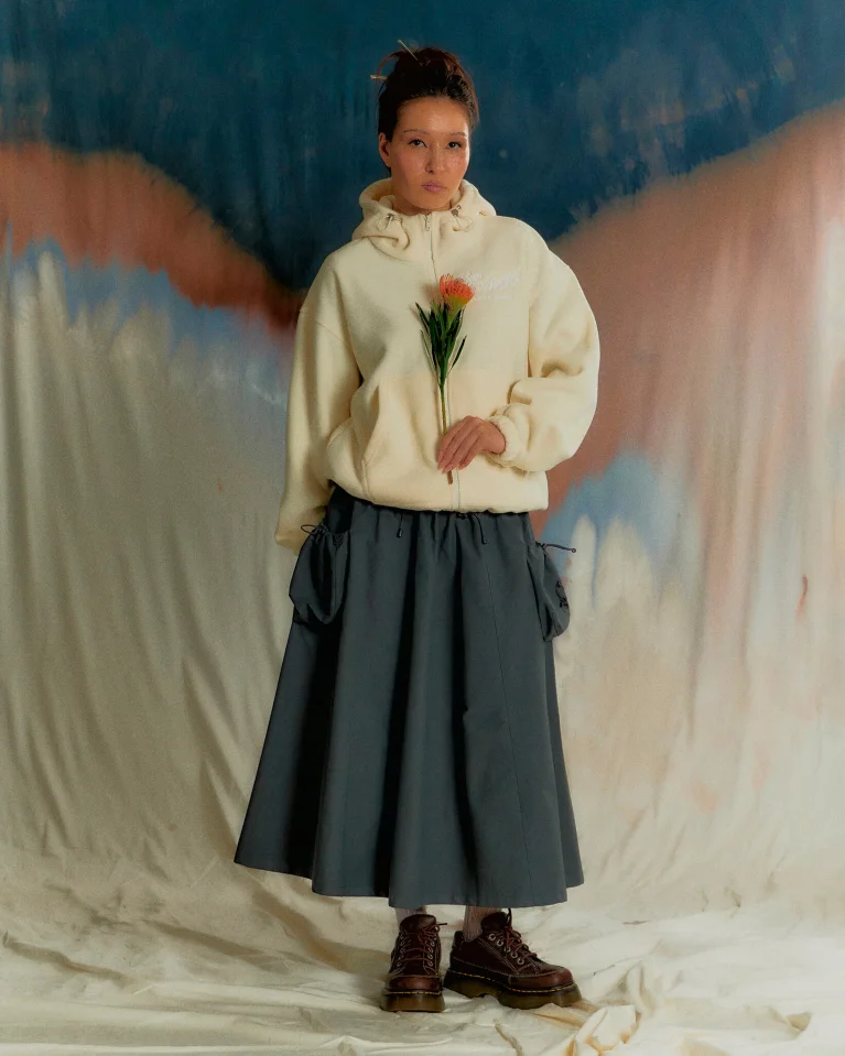 Юбка CALLED A GARMENT Niwa Skirt Grey