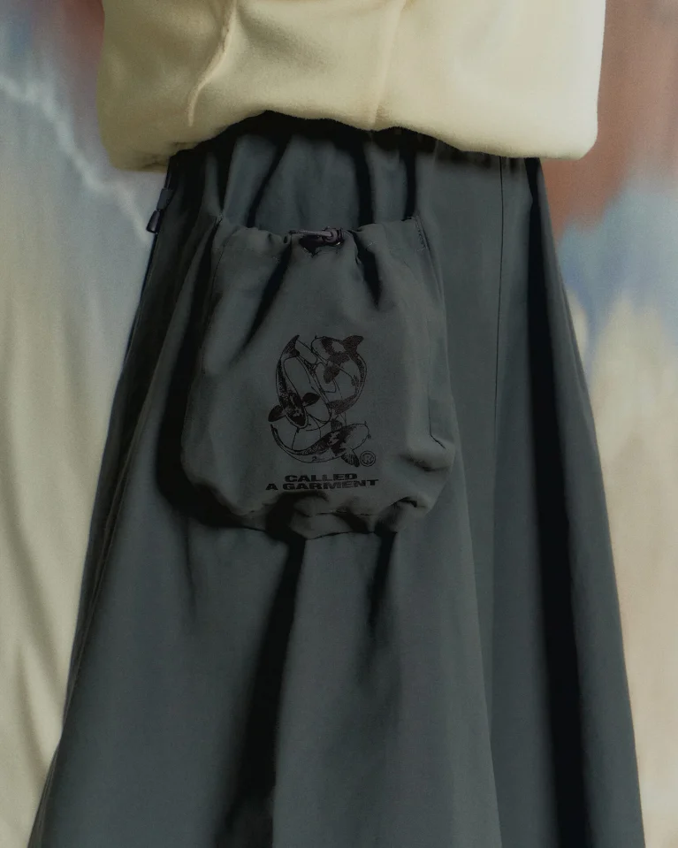 Юбка CALLED A GARMENT Niwa Skirt Grey
