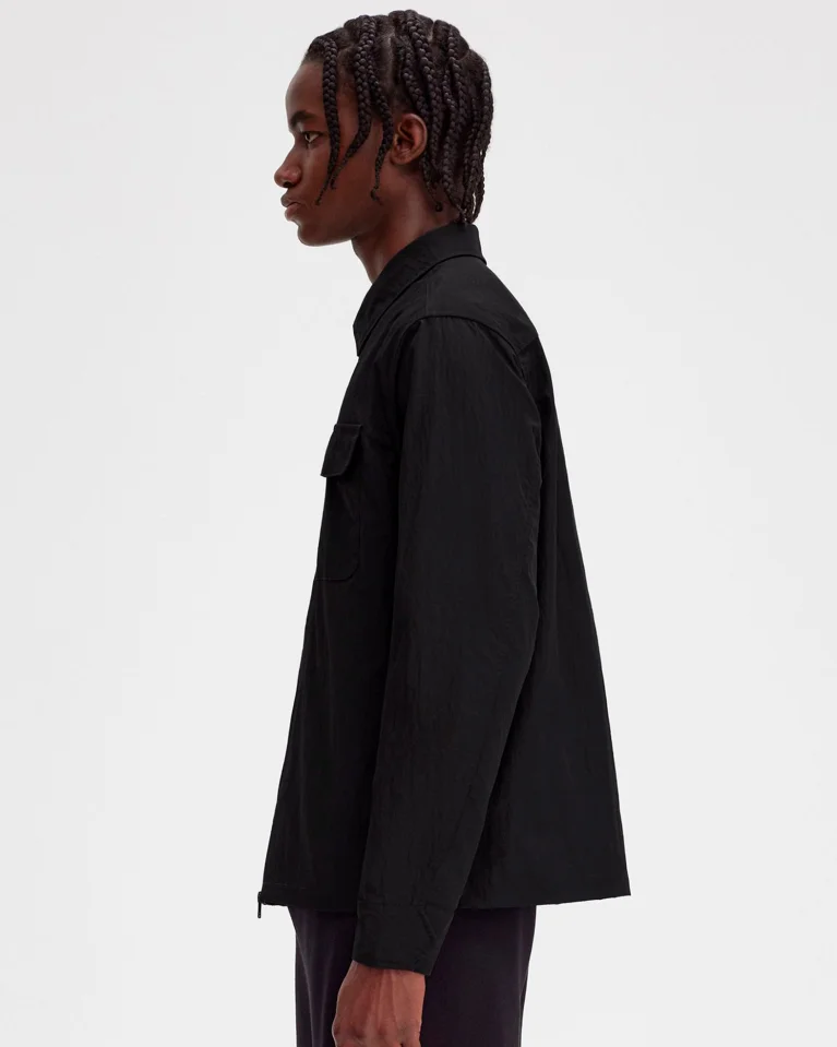 Овершот FRED PERRY Textured Zip-Through Overshirt