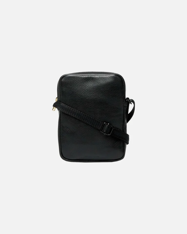 Сумка FRED PERRY Leather Side Bag Black