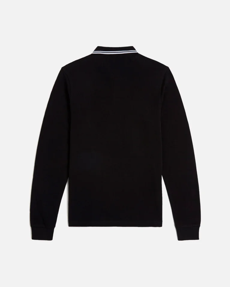 Поло c длинным рукавом Fred Perry M3636 Black
