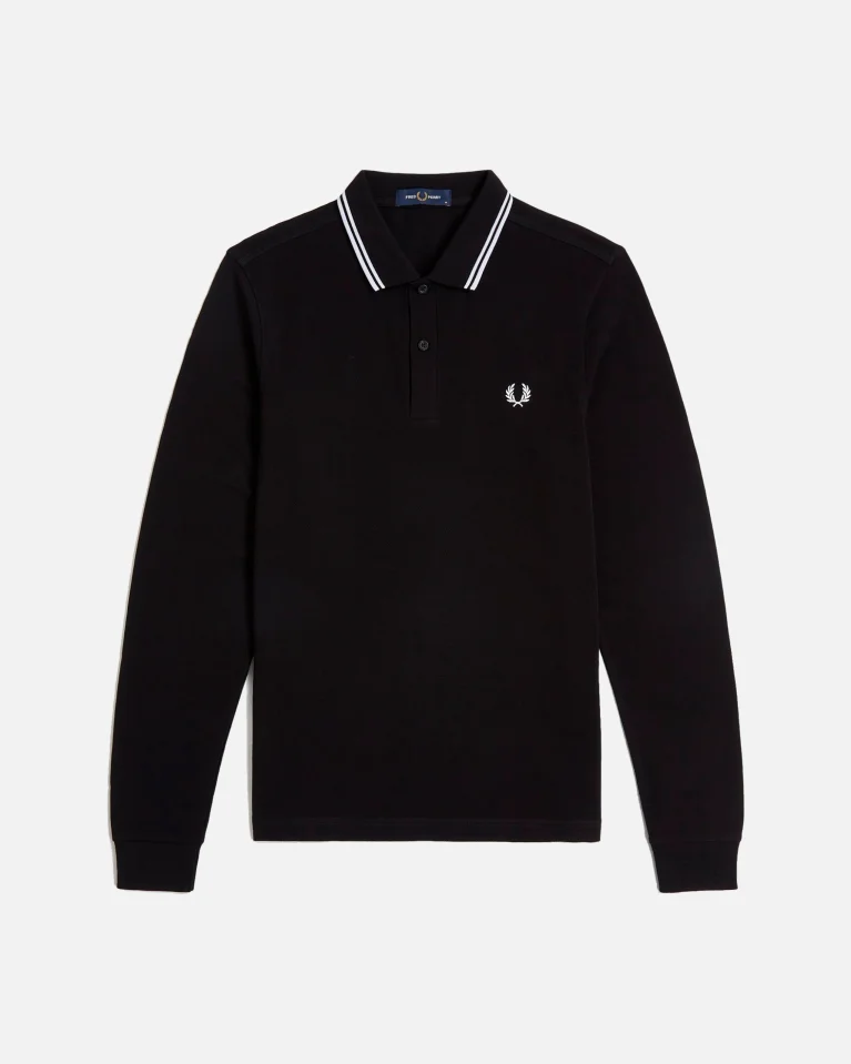 Поло c длинным рукавом Fred Perry M3636 Black
