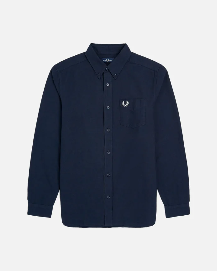Рубашка FRED PERRY Oxford Shirt Blue