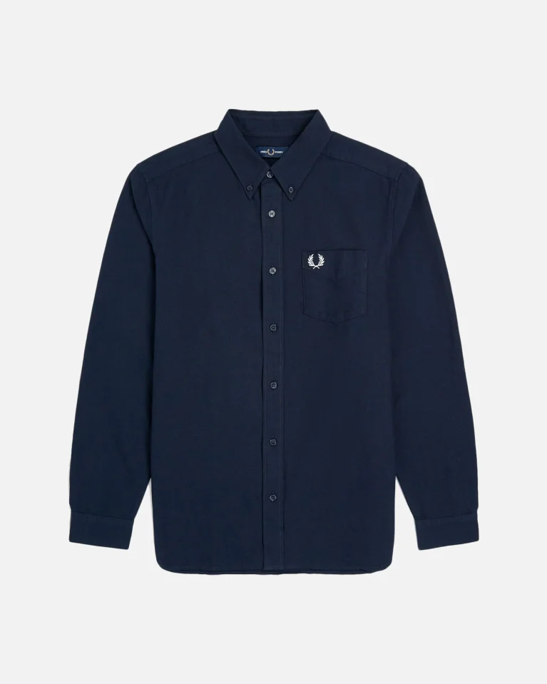 Рубашка FRED PERRY Oxford Shirt Blue