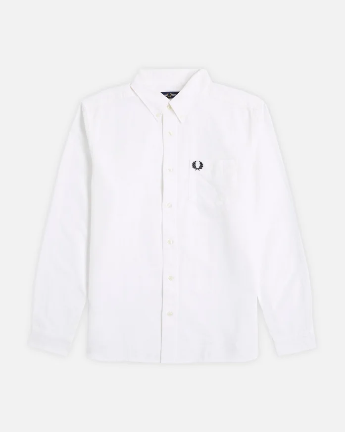 Рубашка FRED PERRY Oxford Shirt White