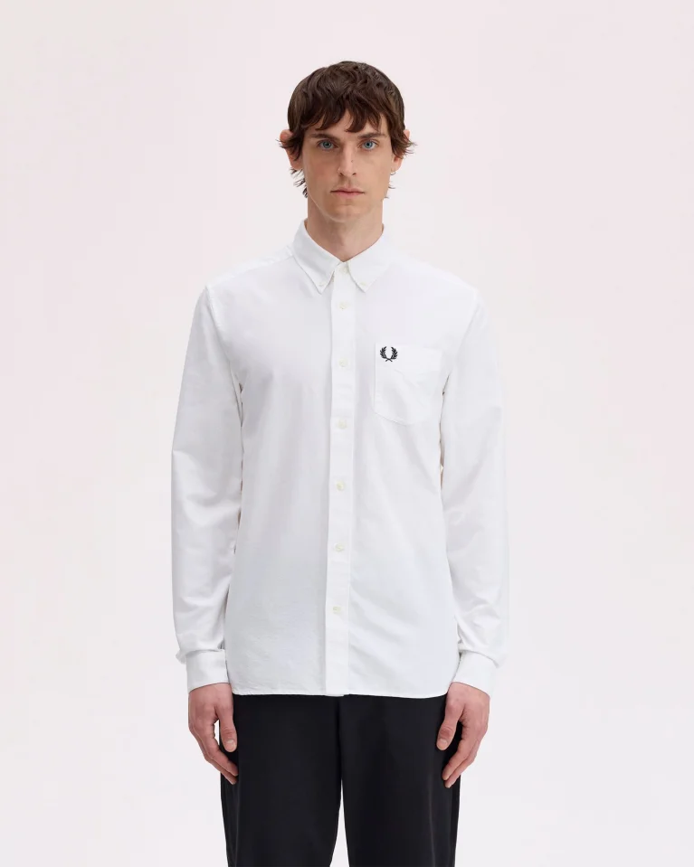 Рубашка FRED PERRY Oxford Shirt White