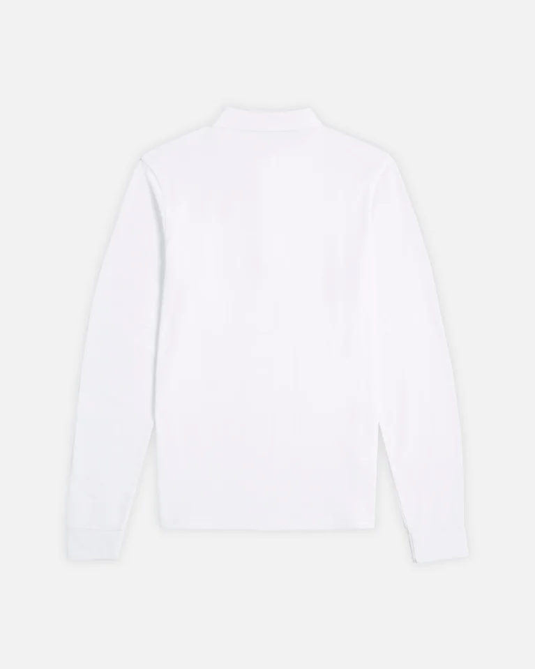 Поло c длинным рукавом FRED PERRY M6006 White