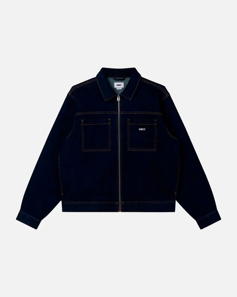Куртка джинсовая OBEY Icon Hardwork Blue