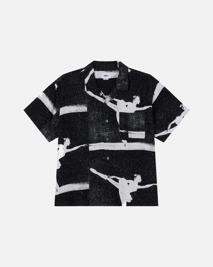 Рубашка OBEY Jacques Woven Black Multi