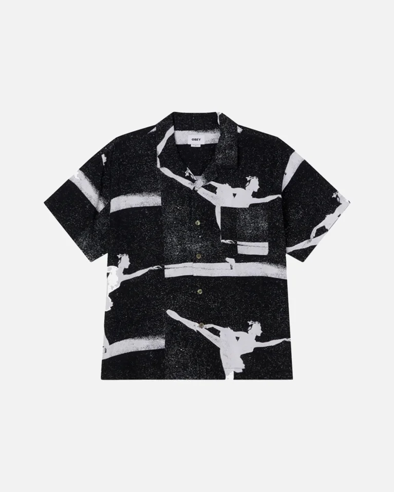 Рубашка OBEY Jacques Woven Black Multi
