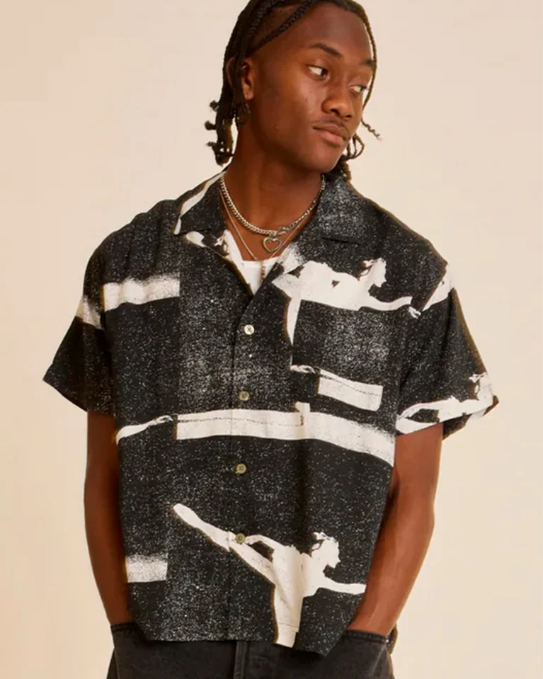 Рубашка OBEY Jacques Woven Black Multi