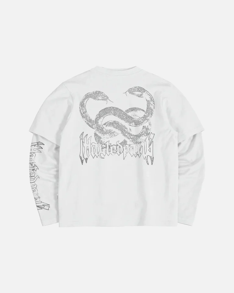 Лонгслив WASTED PARIS Age Snakes White