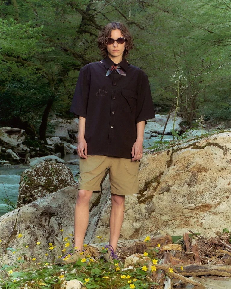 Рубашка CALLED A GARMENT Hikercore Shirt Dusty Black