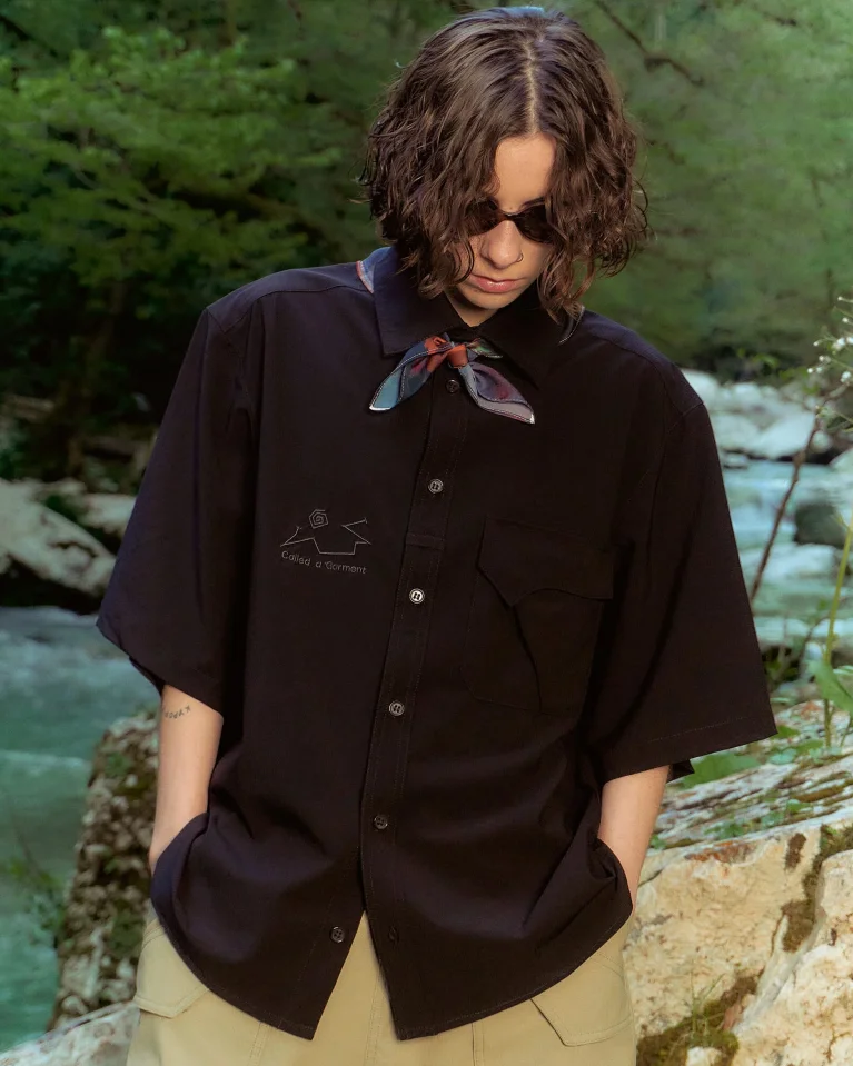 Рубашка CALLED A GARMENT Hikercore Shirt Dusty Black