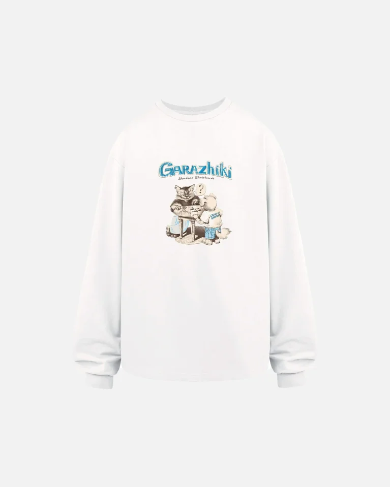 Лонгслив CALLED A GARMENT Garazhiki White