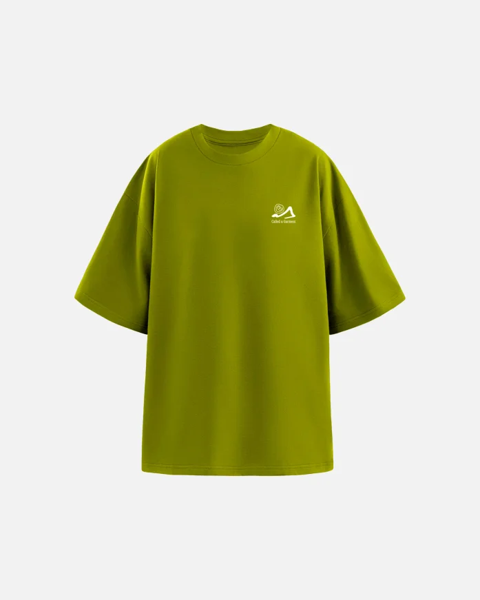 Футболка CALLED A GARMENT Stone Shapes Gold Olive