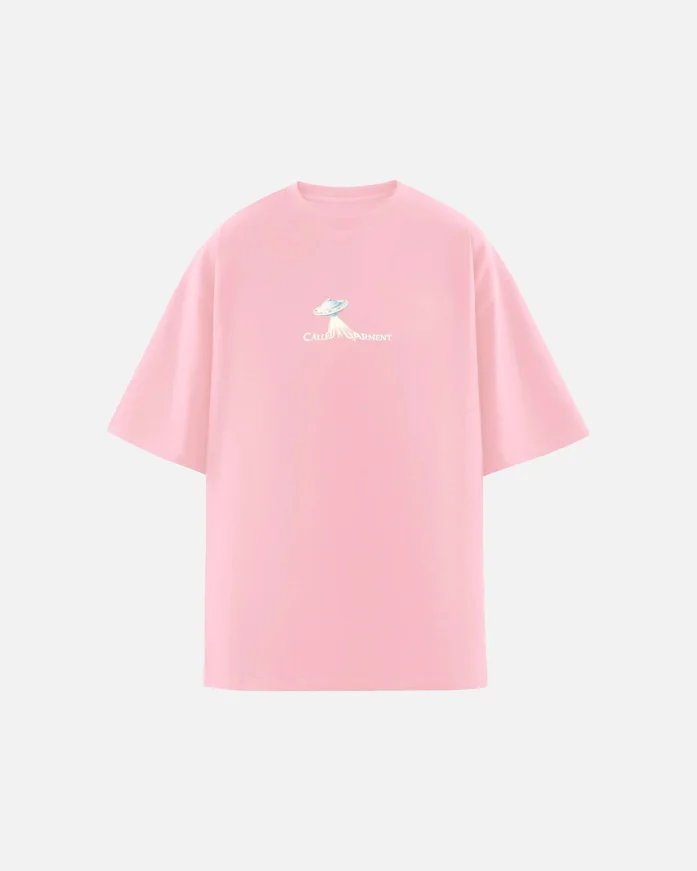 Футболка CALLED A GARMENT Flying Saucer Pink