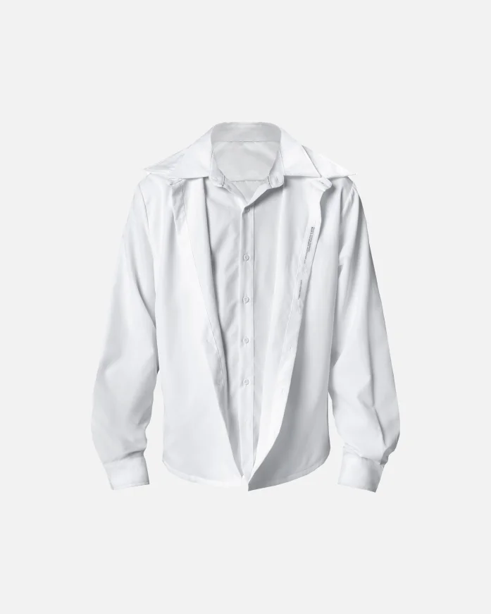 Двойная Рубашка VICESEASON Natrolite White