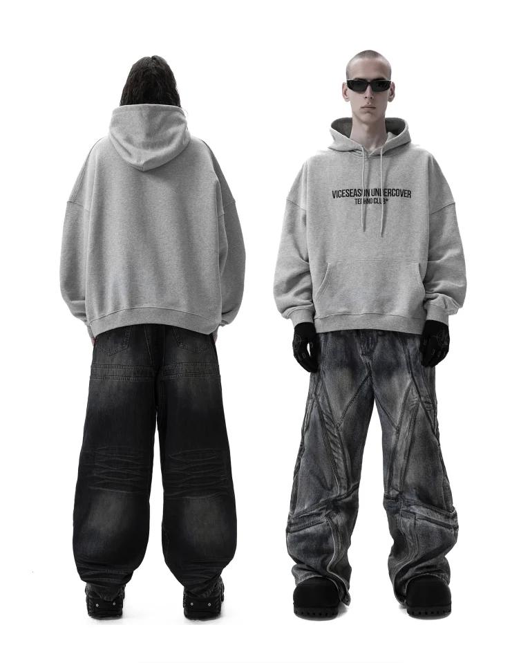 Худи VICESEASON Techno Club Gray