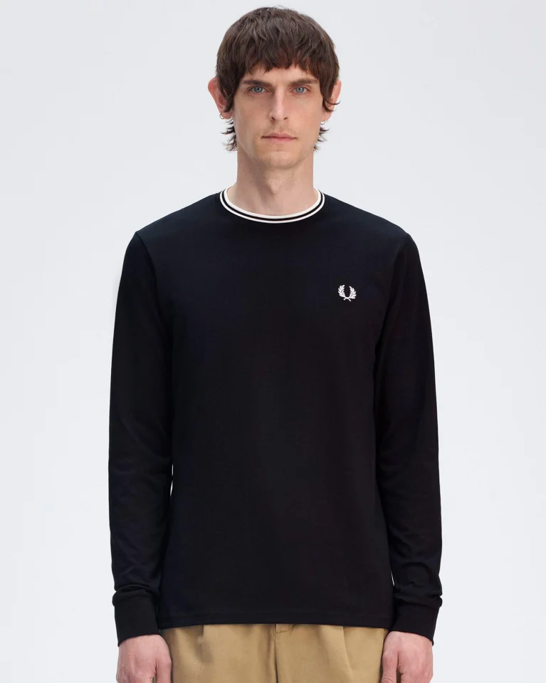Лонгслив FRED PERRY Twin Tipped