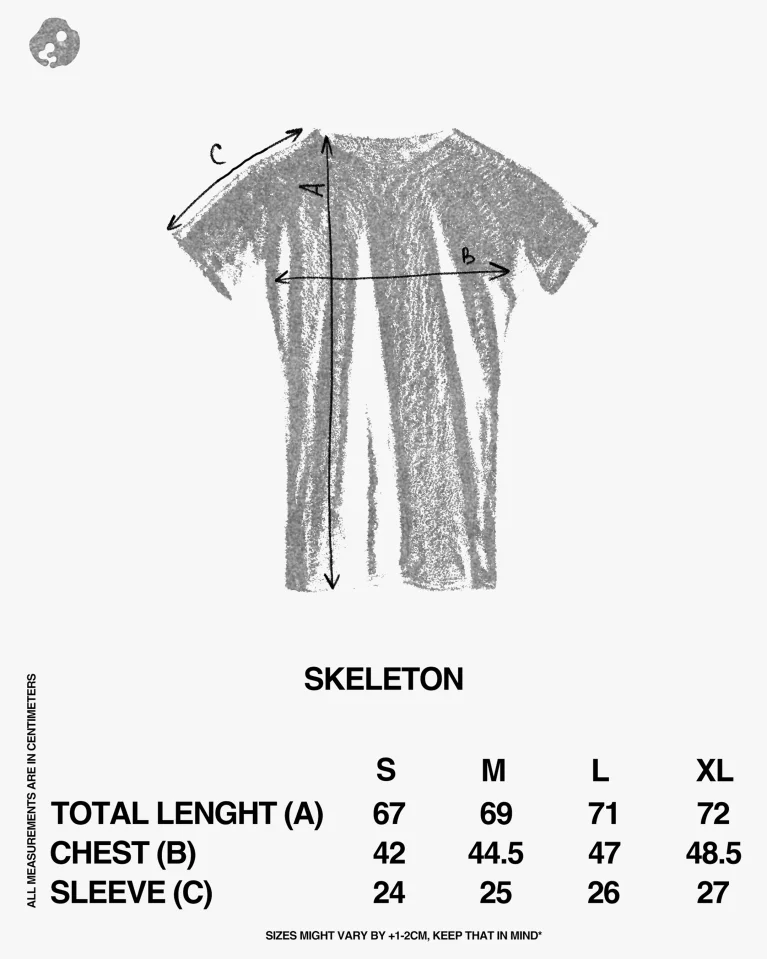 Футболка Gleb Kostin .Solutions Skeleton Slim Black